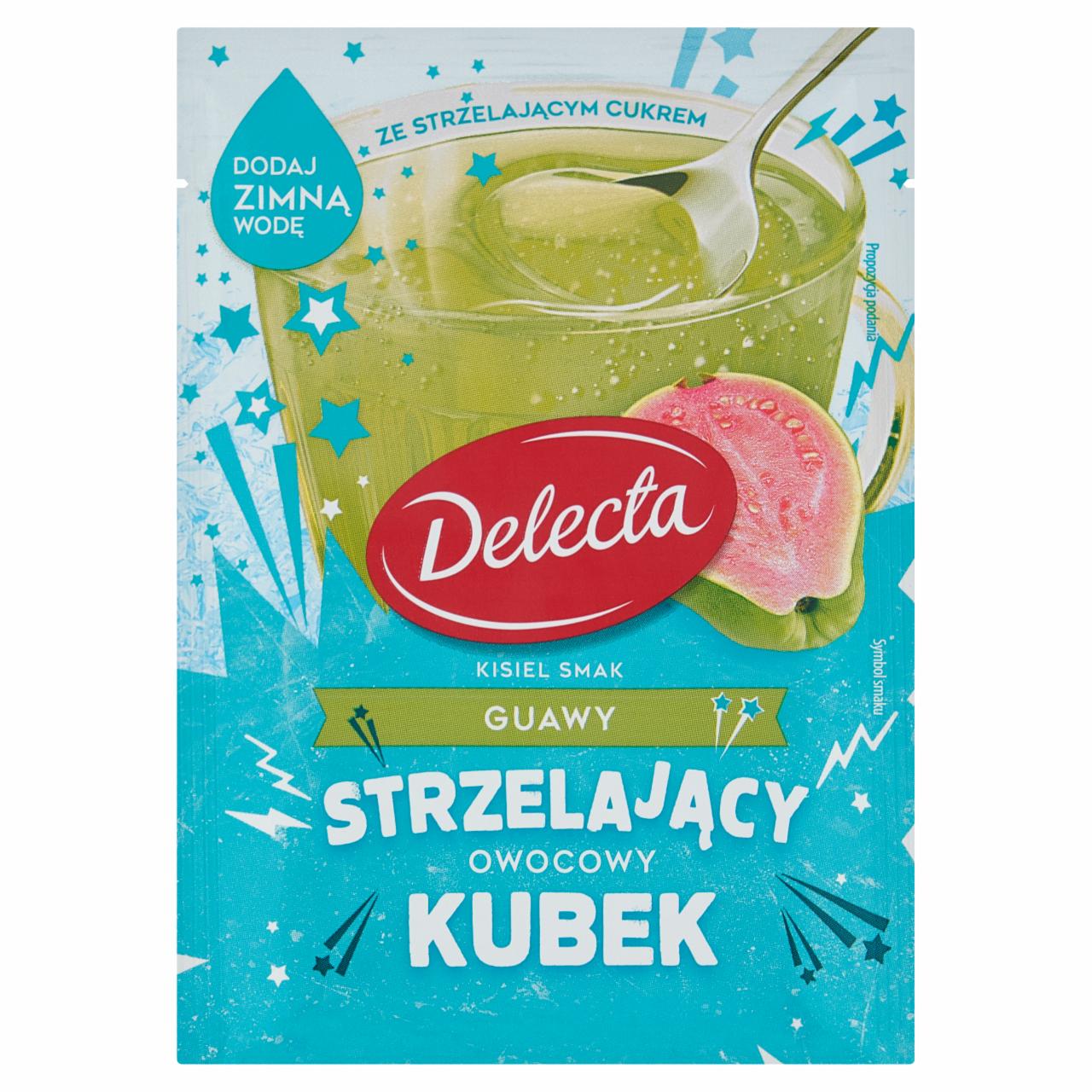 Zdjęcia - Strzelający owocowy kubek kisiel smak guawy Delecta