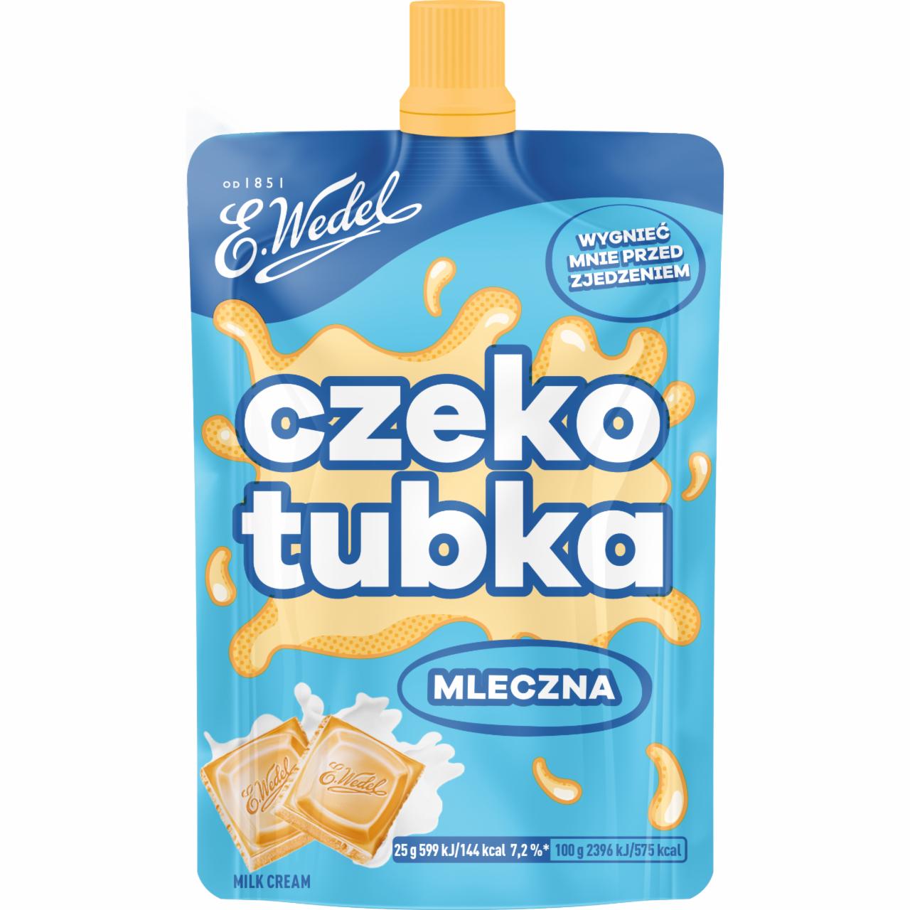 Zdjęcia - E. Wedel Czekotubka Krem mleczny 50 g