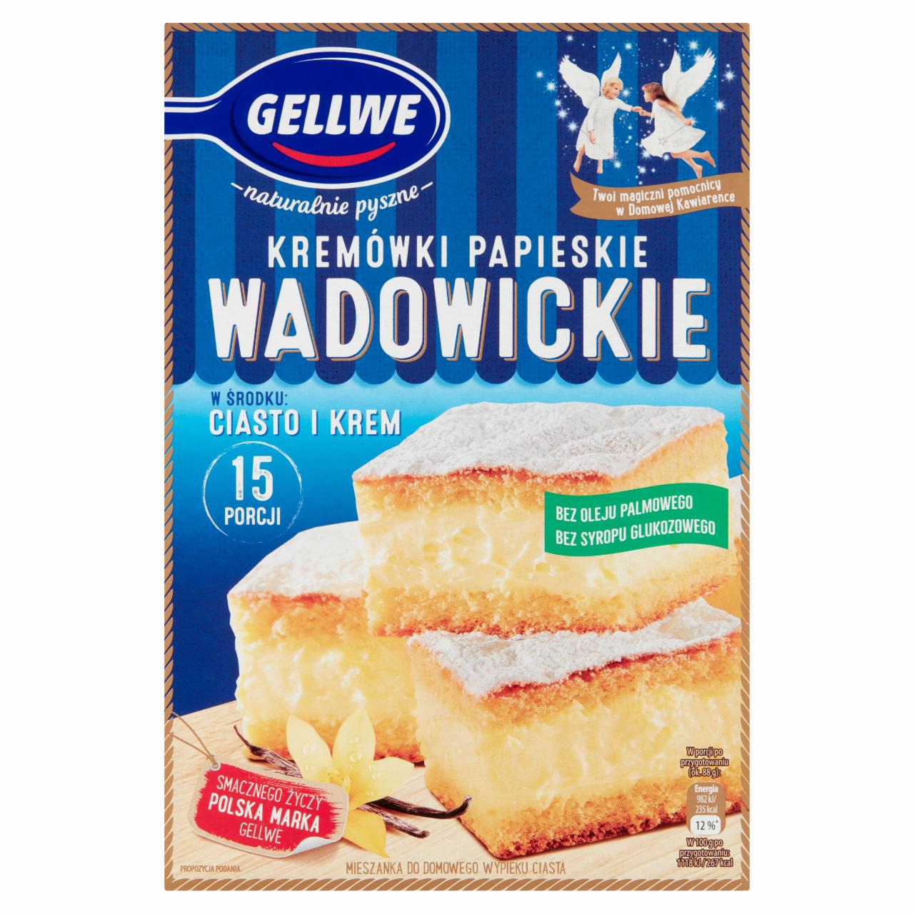 Zdjęcia - Gellwe Kremówki papieskie wadowickie mieszanka do wypieku 450 g