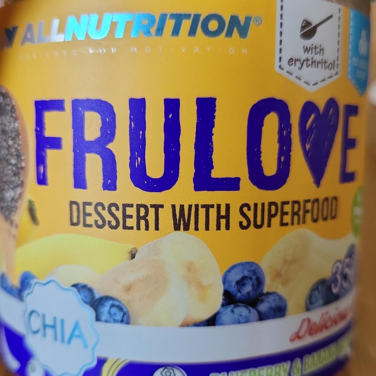 Zdjęcia - Frulove blueberry & banana with chia Allnutrition