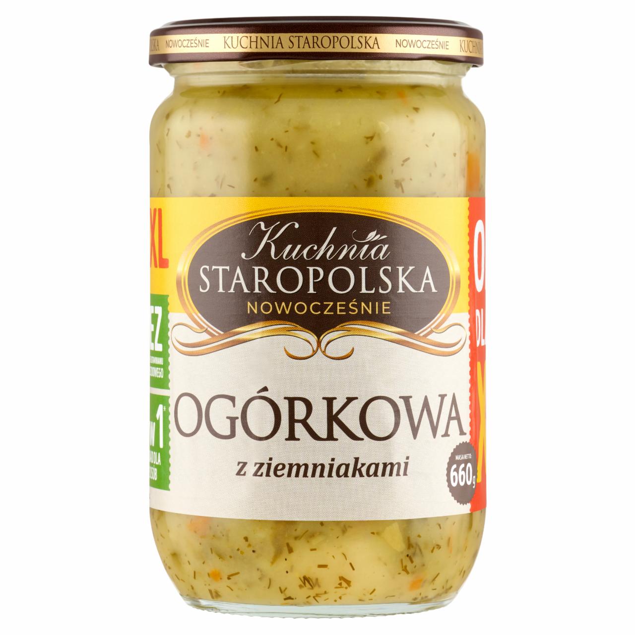 Zdjęcia - Kuchnia Staropolska Ogórkowa z ziemniakami 660 g