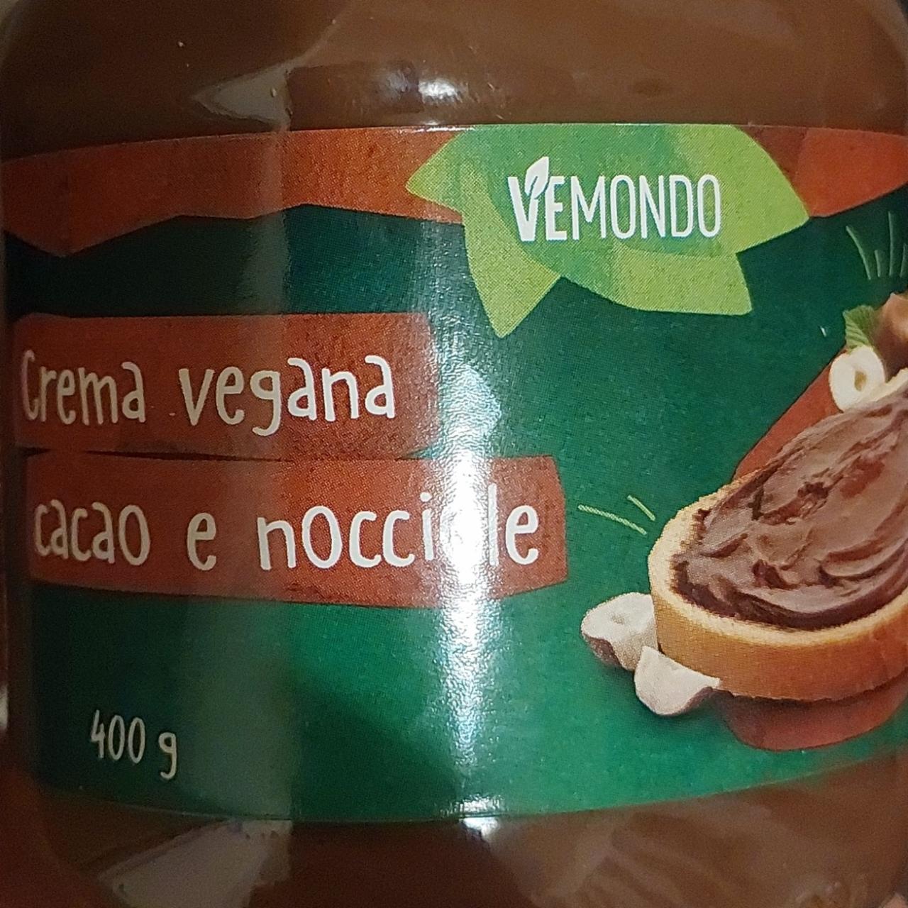 Zdjęcia - Crema vegana cacao e noccile Vemondo