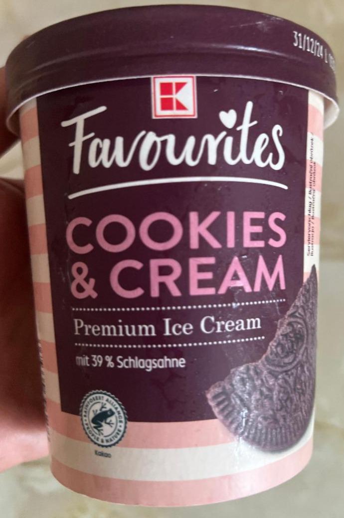 Zdjęcia - Lody cookies & cream K-Favourites