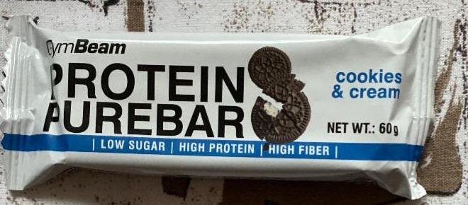 Zdjęcia - Purebar protein Cookies & Cream GymBeam