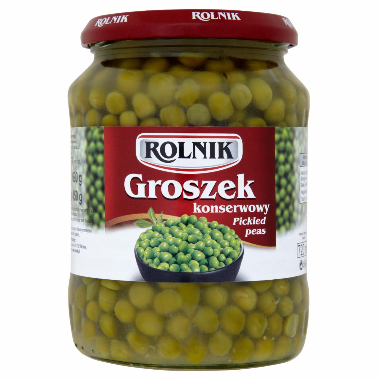 Zdjęcia - Rolnik Groszek konserwowy 690 g