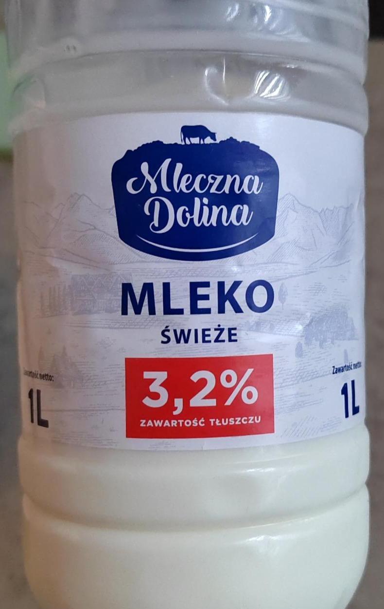 Zdjęcia - Mleko świeże 3,2% Mleczna dolina