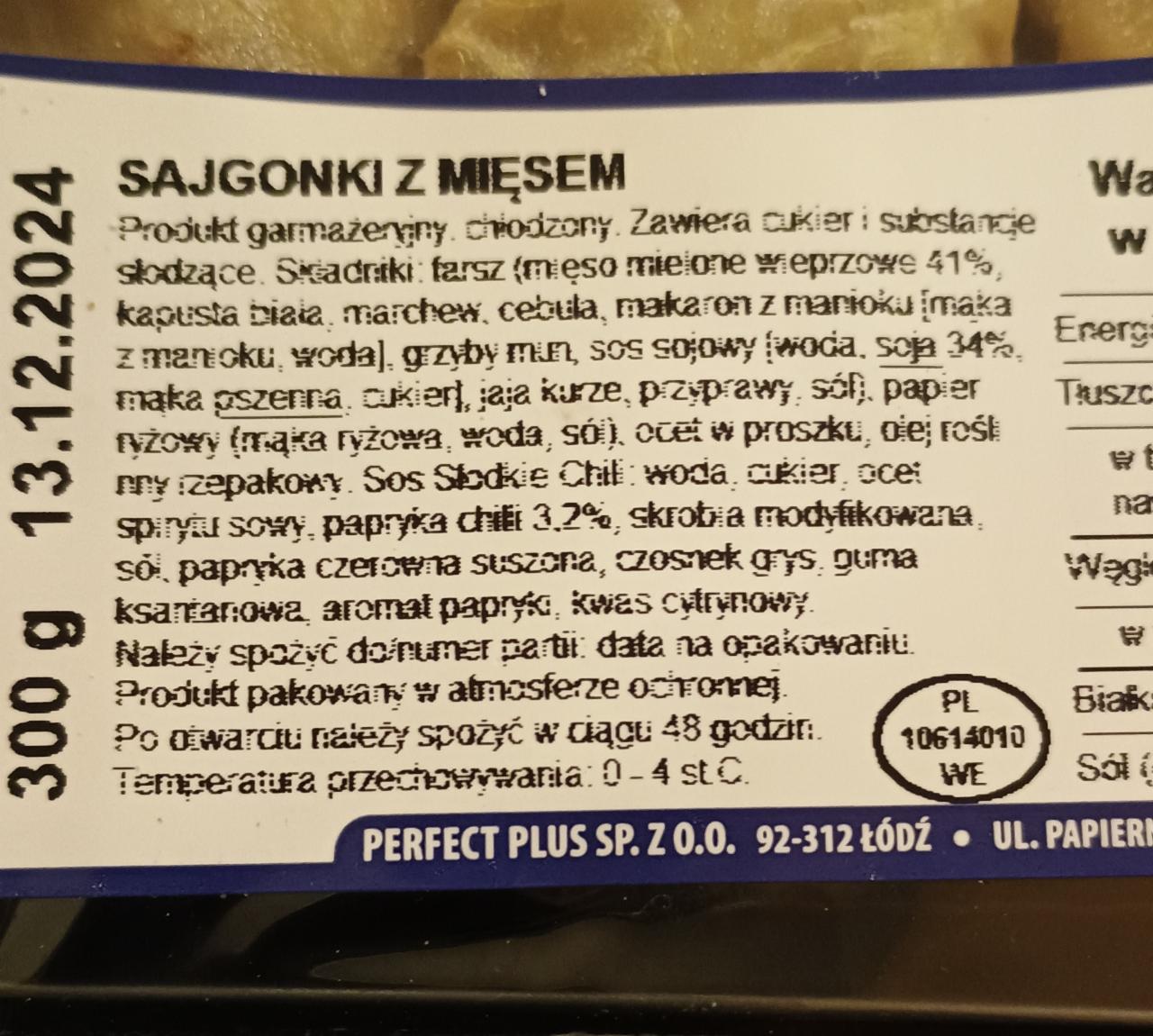 Zdjęcia - Sajgonki z mięsem Perfect Plus