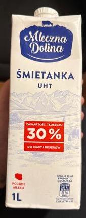 Zdjęcia - Śmietanka uht 30% Mleczna dolina