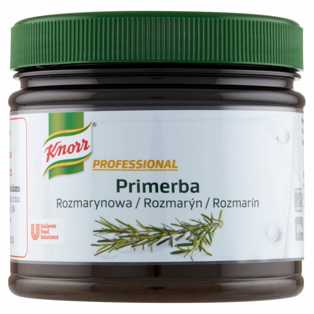 Zdjęcia - Knorr Professional Primerba Pasta ziołowa do przyprawiania potraw rozmarynowa 340 g