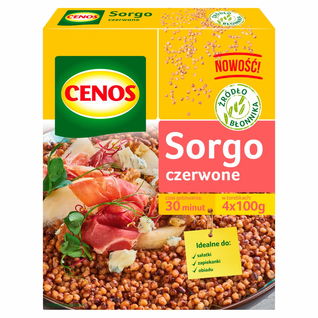 Zdjęcia - Cenos Sorgo czerwone 400 g (4 x 100 g)