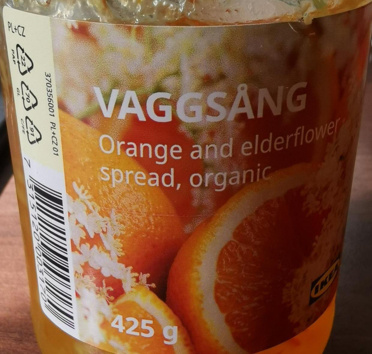 Zdjęcia - Vaggsang orange and elderflower spread organic Ikea