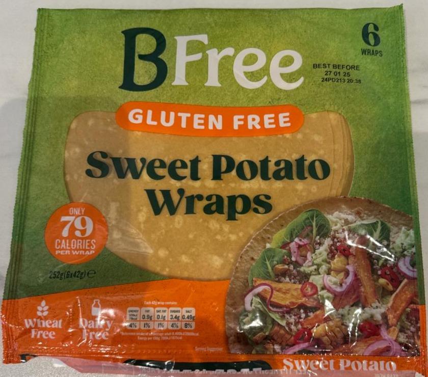 Zdjęcia - Sweet potato wraps gluten free BFree