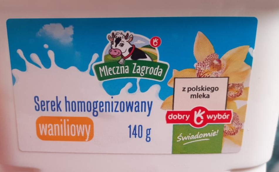 Zdjęcia - Serek homogenizowany waniliowy 140 g Mleczna Zagroda