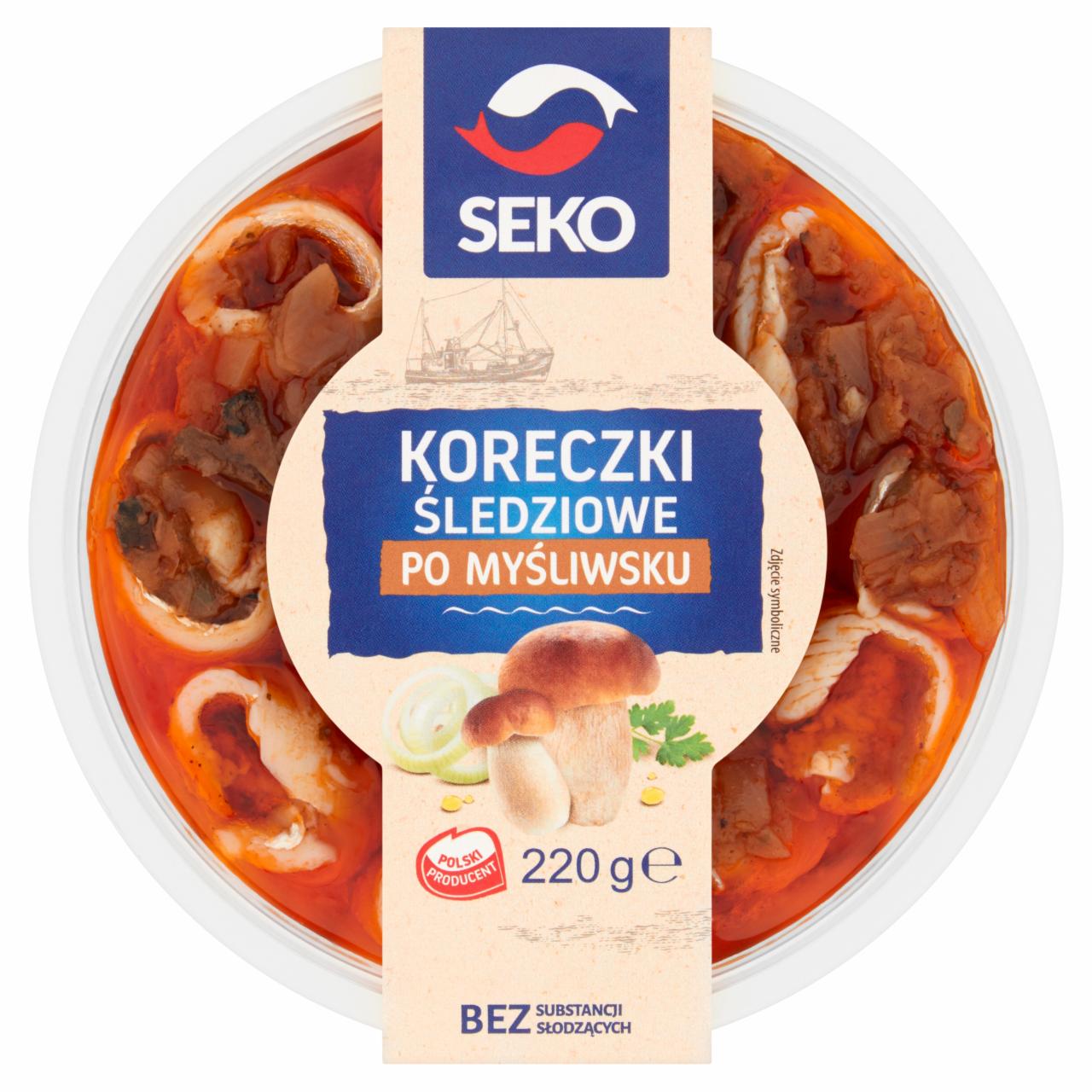 Zdjęcia - SEKO Koreczki śledziowe po myśliwsku 220 g