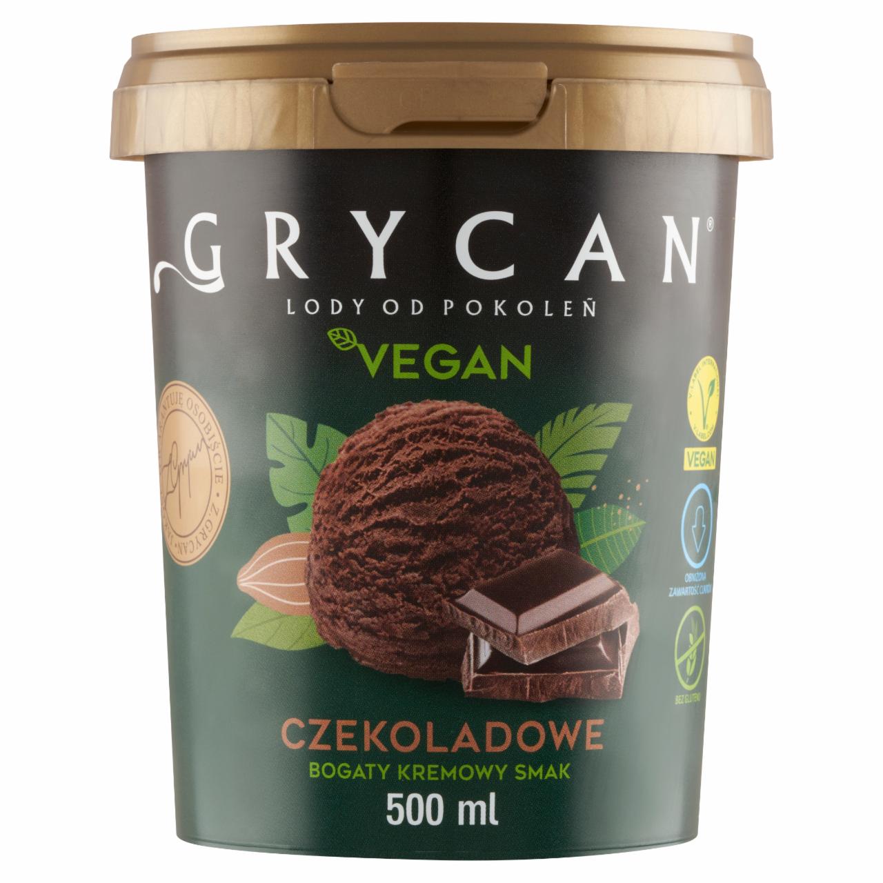 Zdjęcia - Grycan Vegan Lody czekoladowe 500 ml