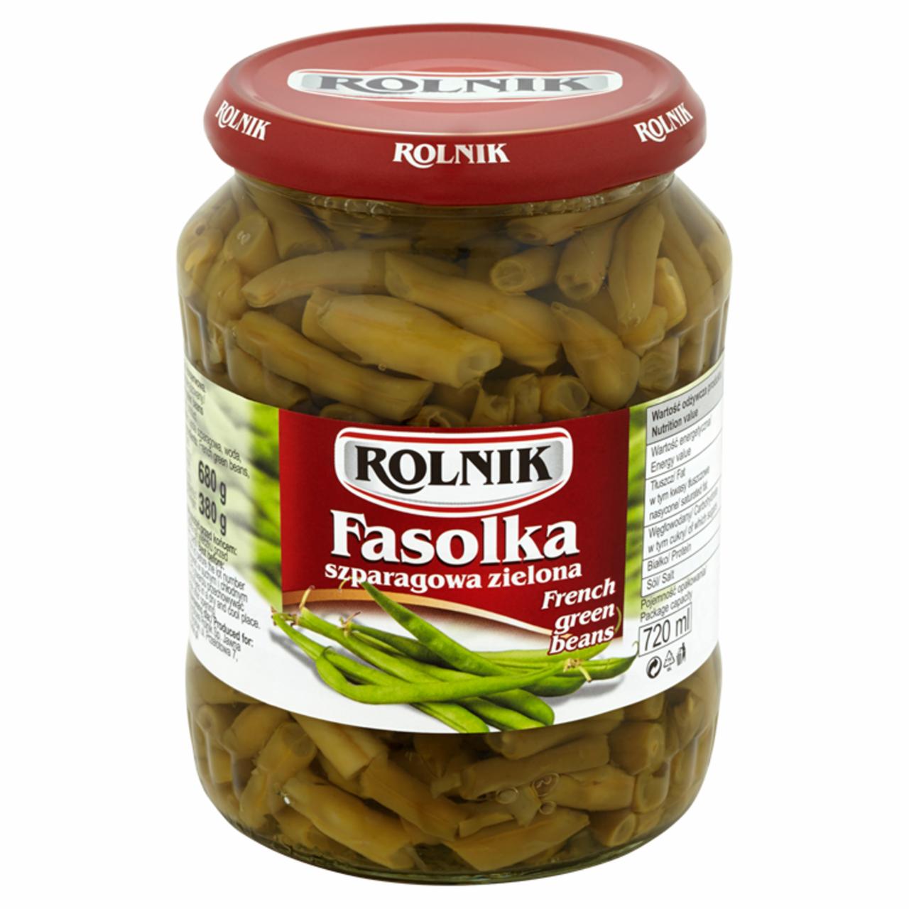 Zdjęcia - Rolnik Fasolka szparagowa zielona 680 g