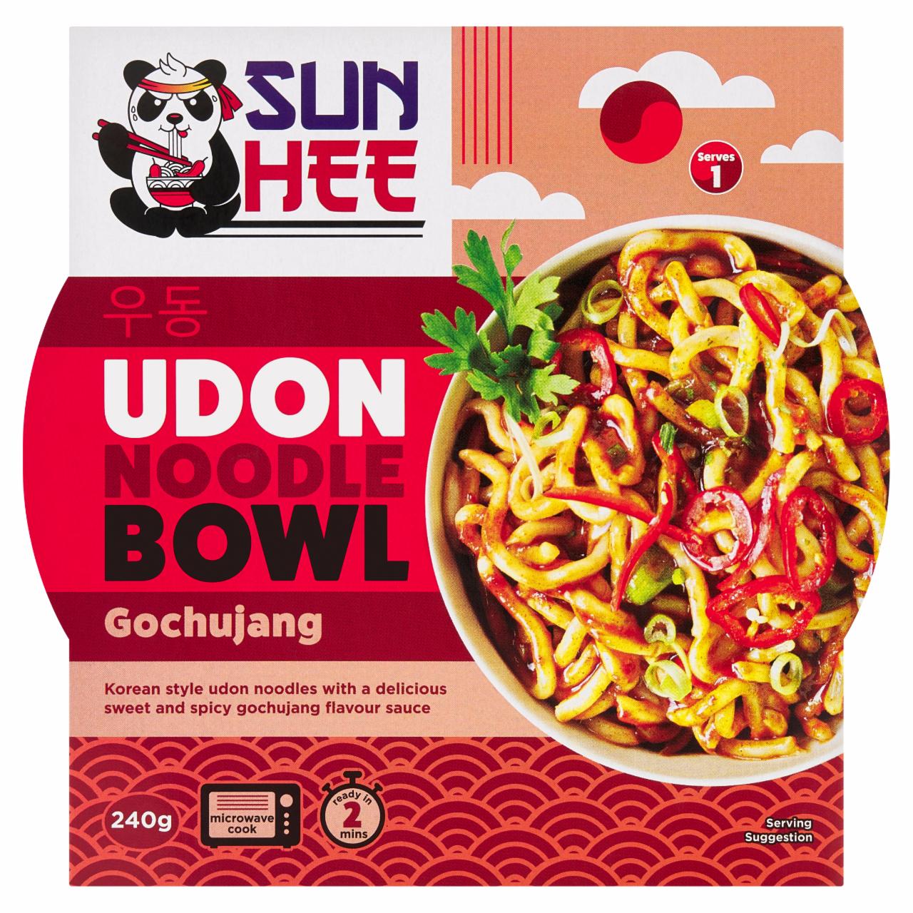 Zdjęcia - Sun Hee Danie z makaronem pszennym wstępnie ugotowanym i sosem gochujang 240 g