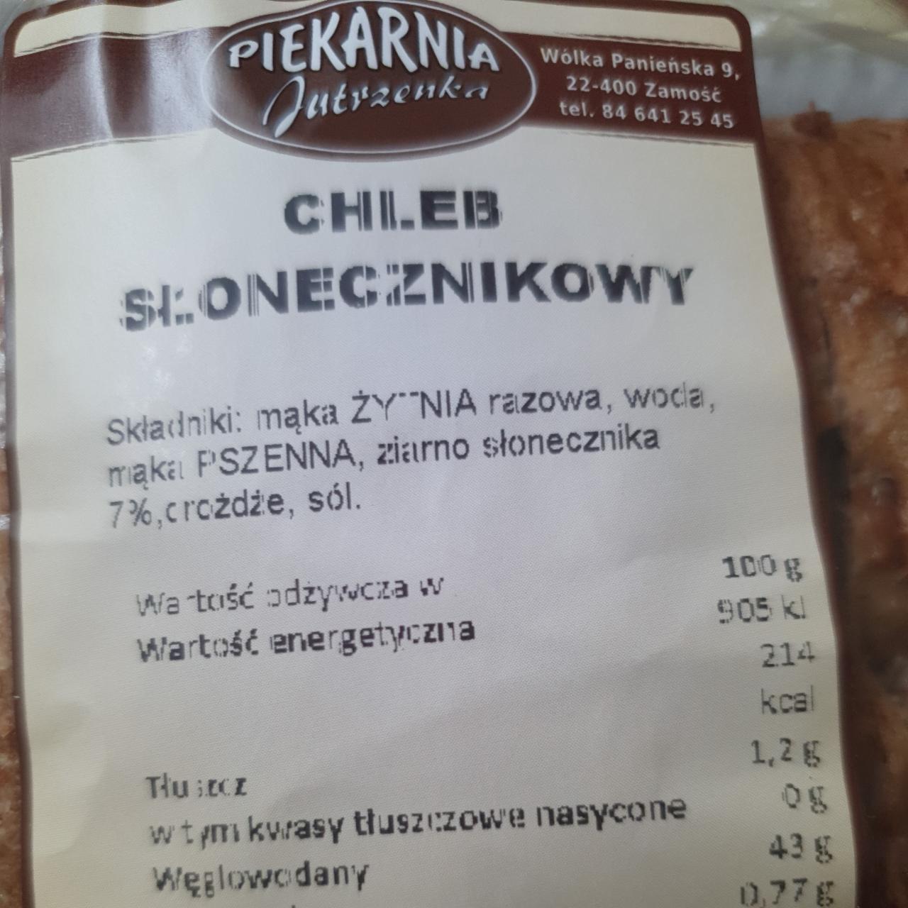 Zdjęcia - Chleb Słonecznikowy Piekarnia Jutrzenka