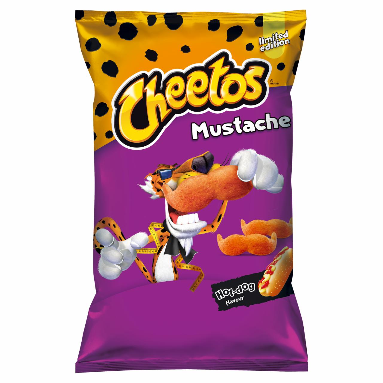 Zdjęcia - Cheetos Mustache Chrupki kukurydziane o smaku hot doga 160 g