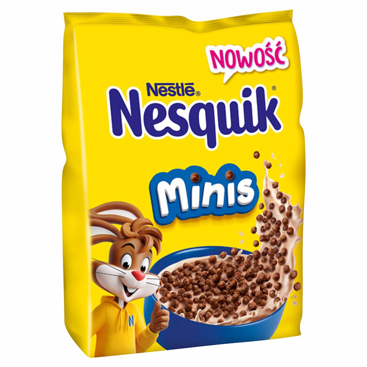 Zdjęcia - Nestlé Nesquik Minis Kuleczki o smaku czekoladowym 400 g