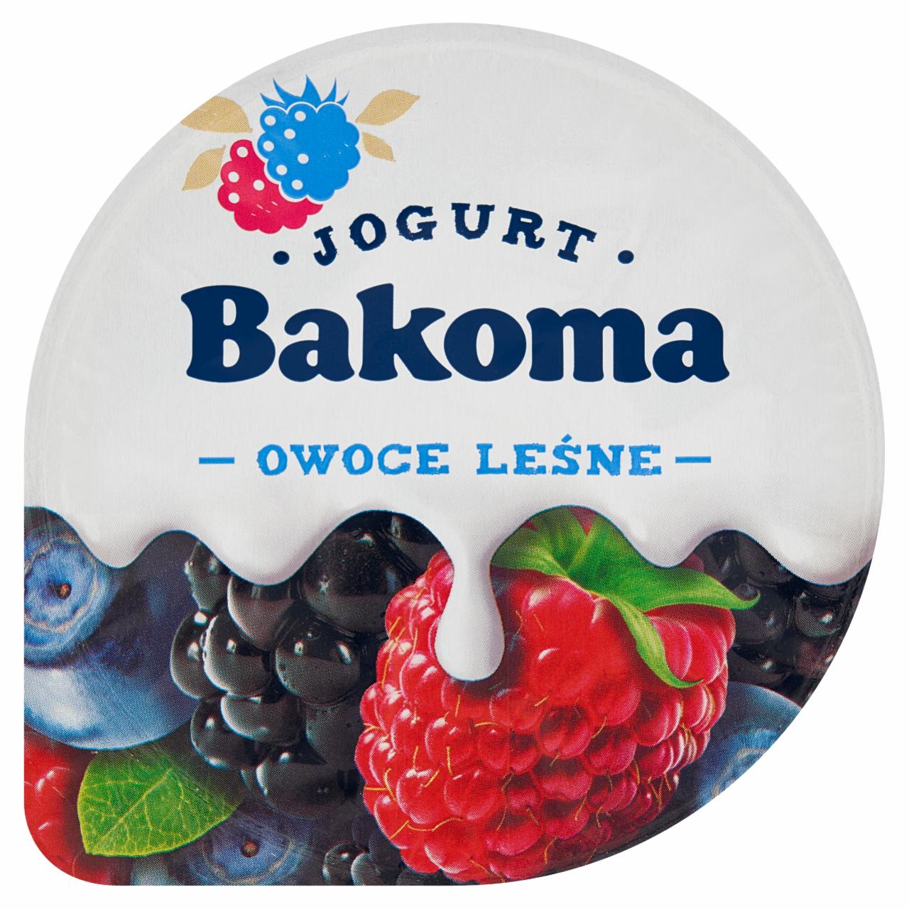 Zdjęcia - Bakoma Jogurt owoce leśne 200 g 