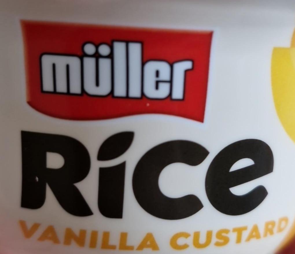 Zdjęcia - Rice vanilla custard Müller