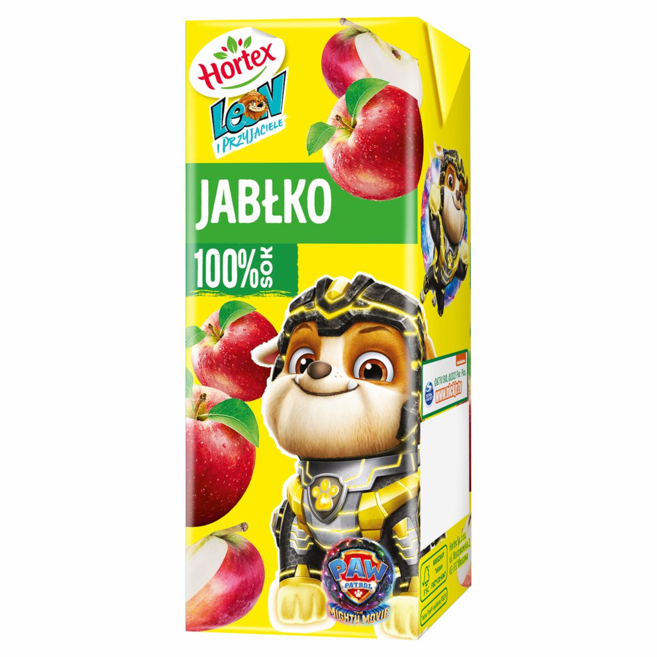 Zdjęcia - Hortex Leon i Przyjaciele Sok 100 % jabłko 200 ml