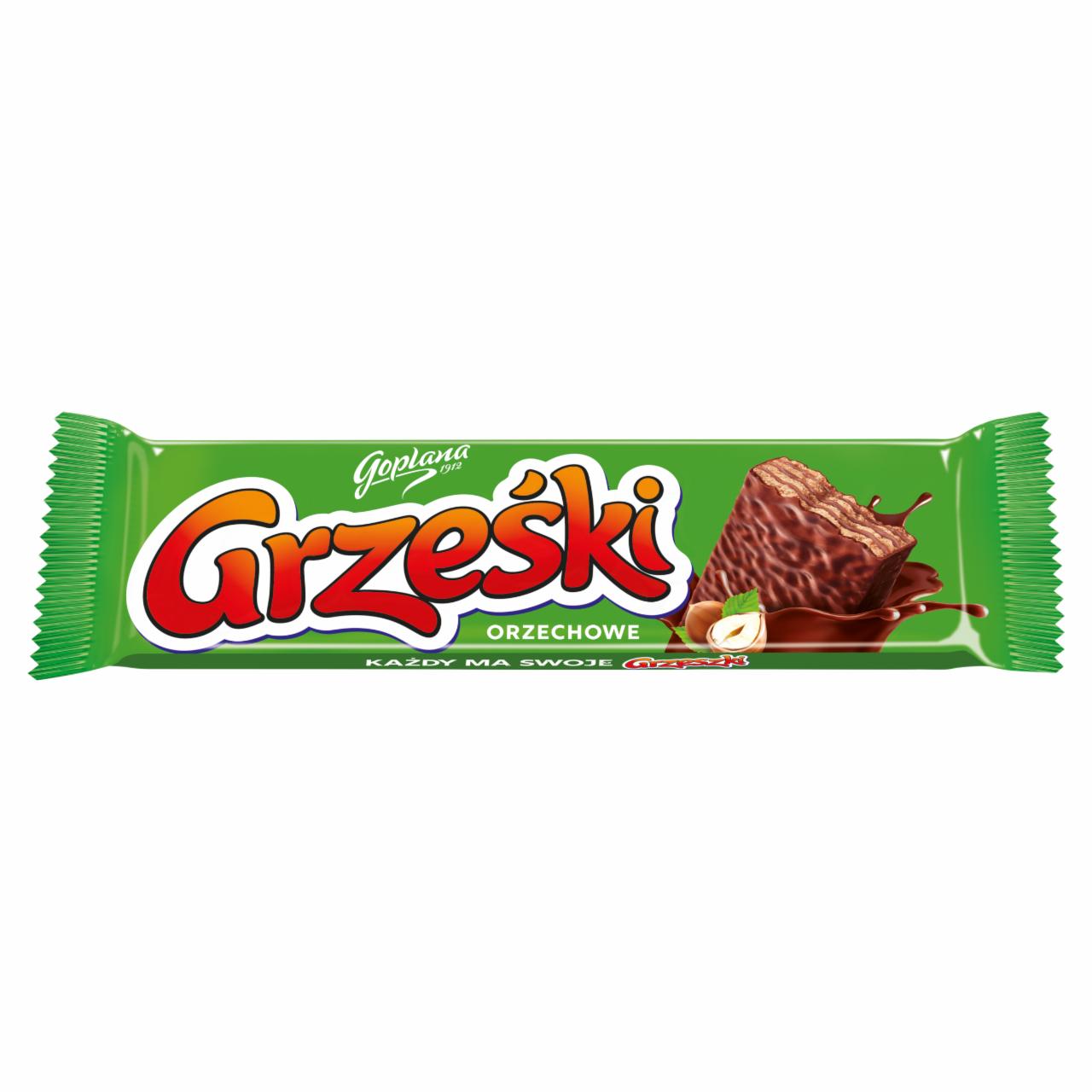 Zdjęcia - Grześki Wafel przekładany kremem orzechowym 36 g