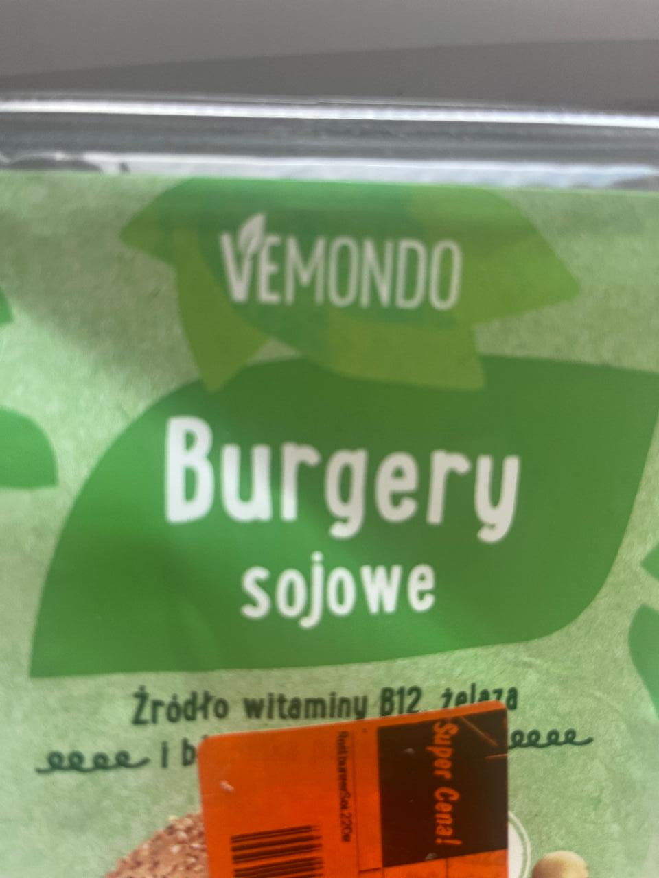 Zdjęcia - Burgery sojowe Vemondo