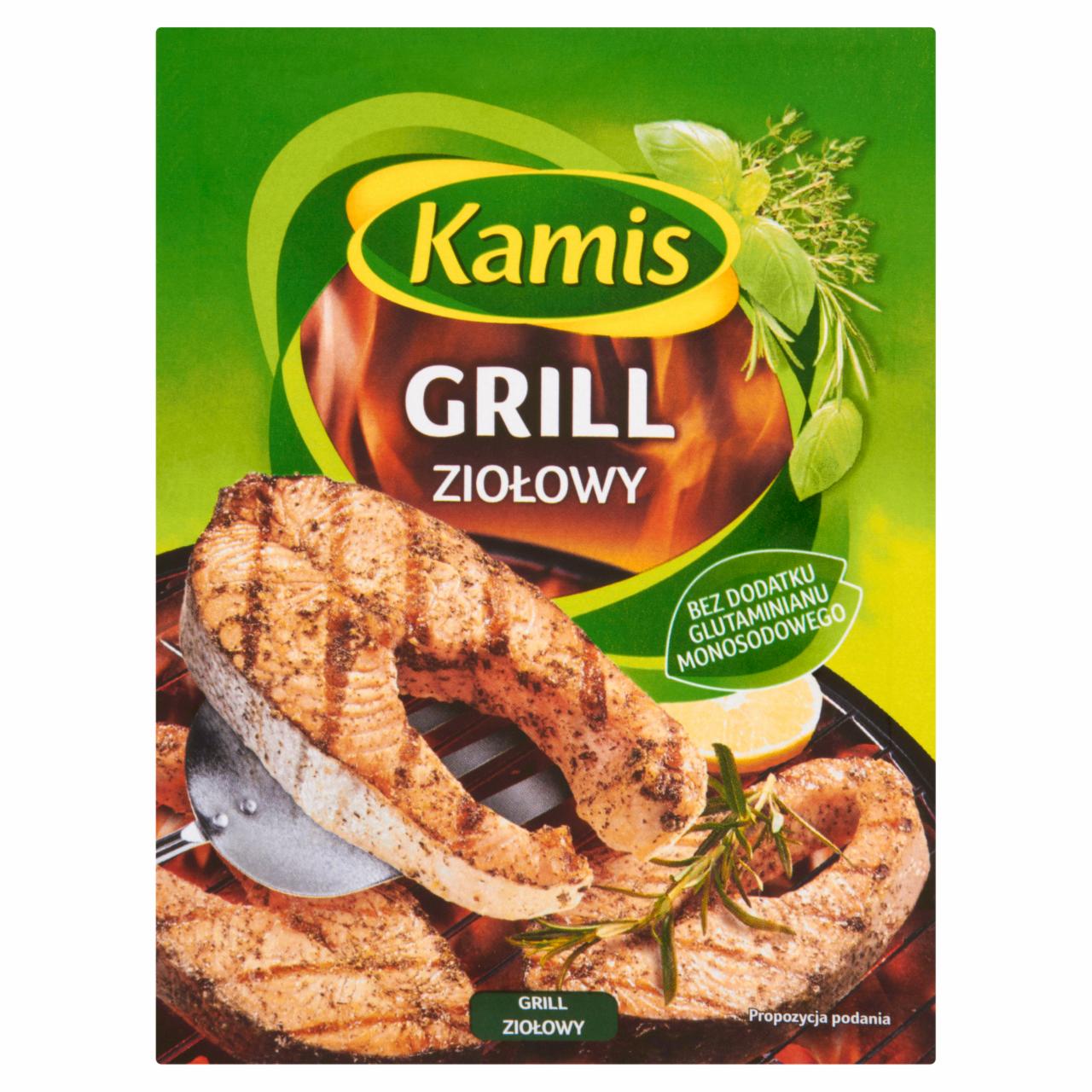 Zdjęcia - Kamis Grill Ziołowy Mieszanka przyprawowa 25 g