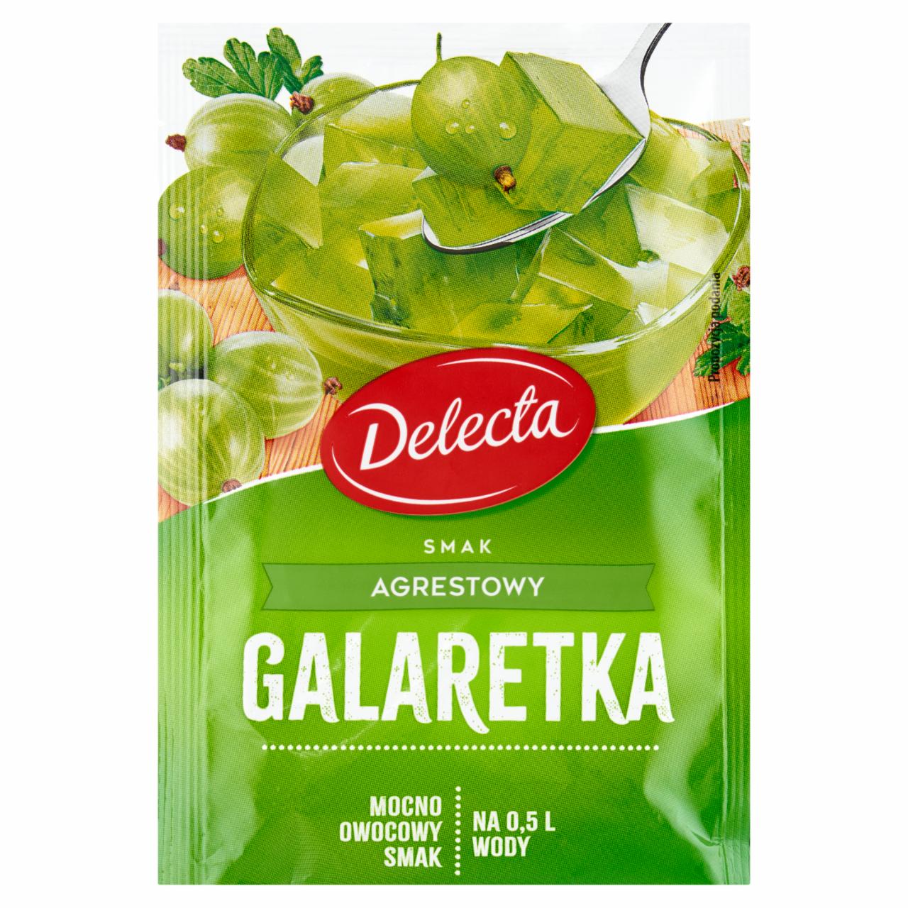 Zdjęcia - Delecta Galaretka smak agrestowy 70 g