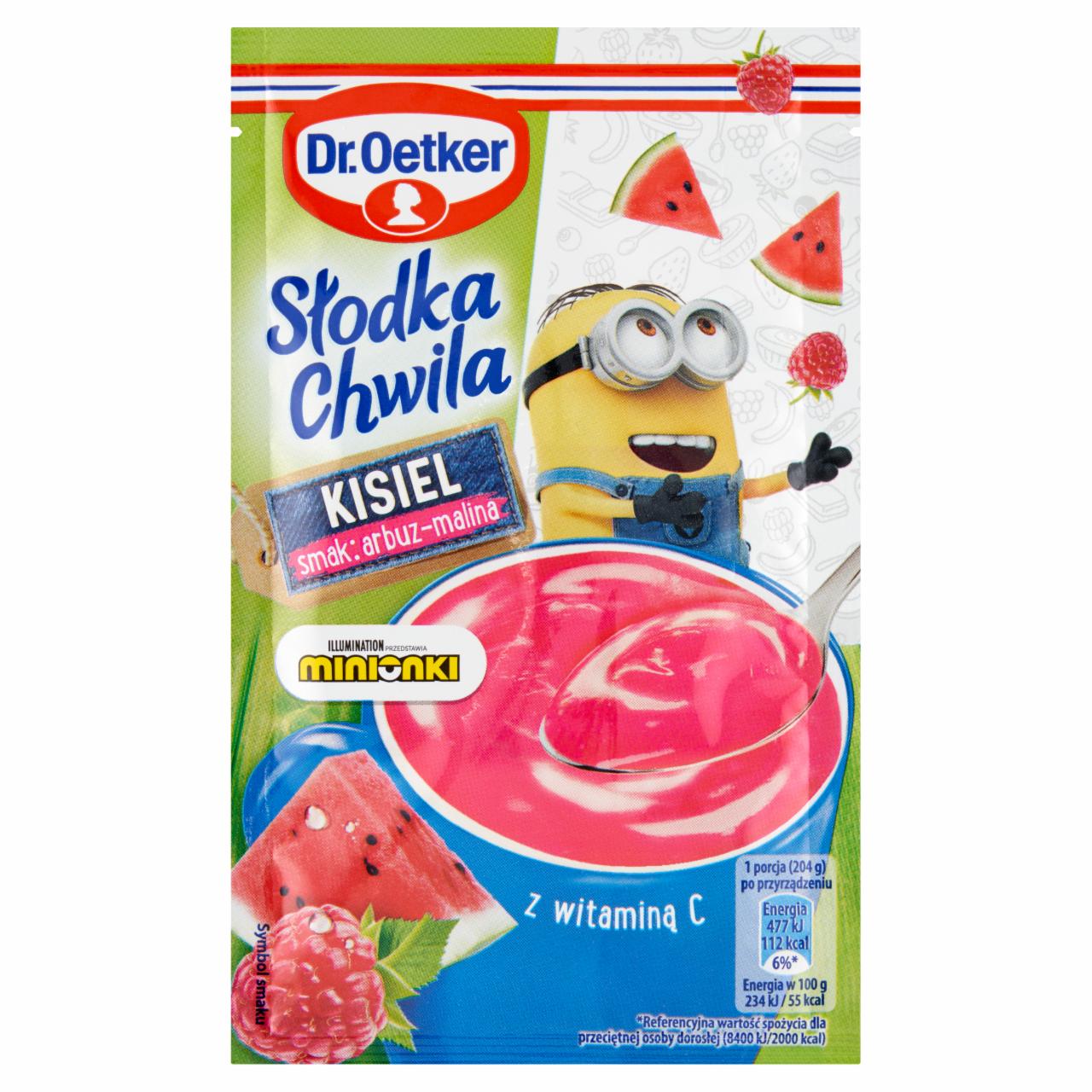 Zdjęcia - Dr. Oetker Słodka Chwila Kisiel arbuz-malina 29 g