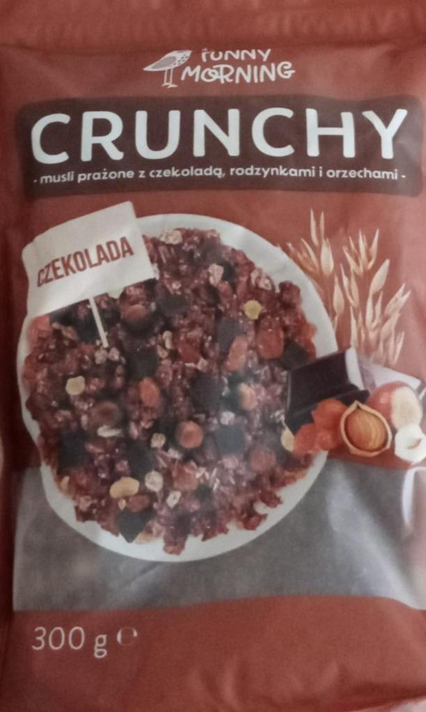 Zdjęcia - Crunchy musli prażone z czekoladą, rodzynkami i orzechami Funny morning