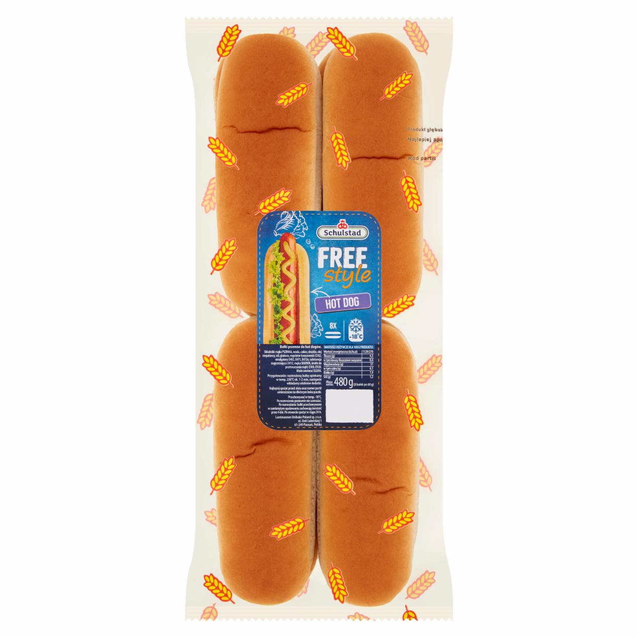 Zdjęcia - Schulstad Classic Bułki pszenne do hot dogów 480 g