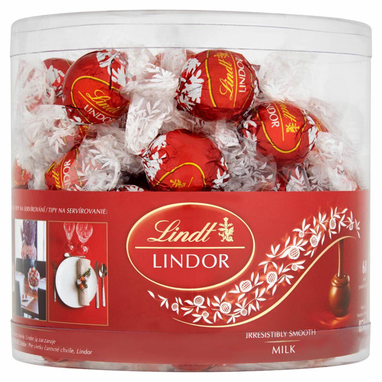 Zdjęcia - Lindt Lindor Pralinki z czekolady mlecznej z nadzieniem 850 g