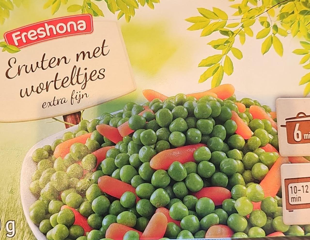 Zdjęcia - Erwten met worteltjes extra fijn Freshona