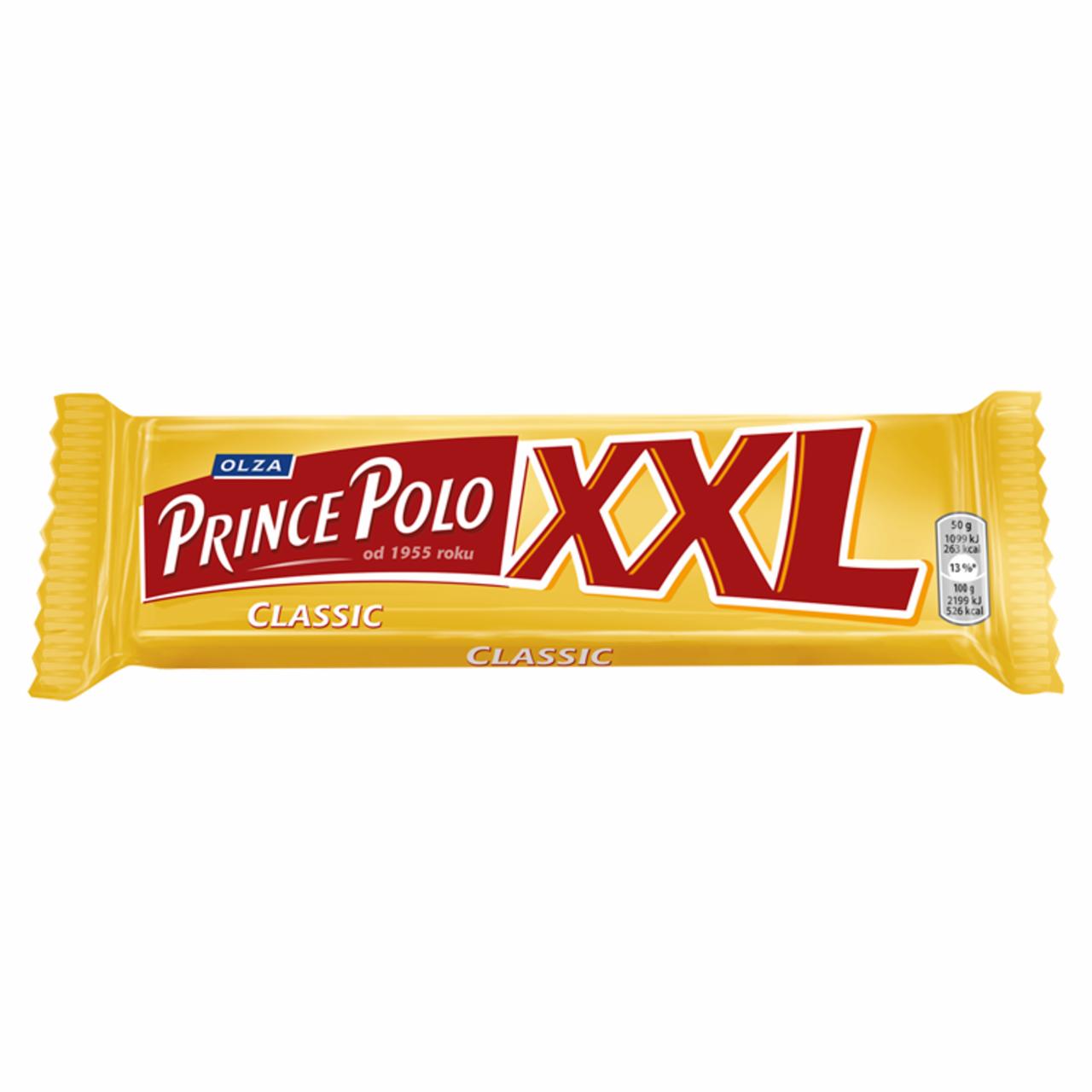 Zdjęcia - Prince Polo XXL Classic Kruchy wafelek z kremem kakaowym oblany czekoladą 50 g