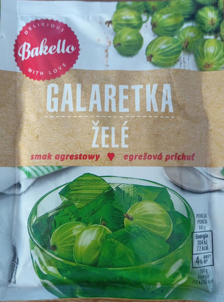 Zdjęcia - Galaretka smak agrestowy Bakello