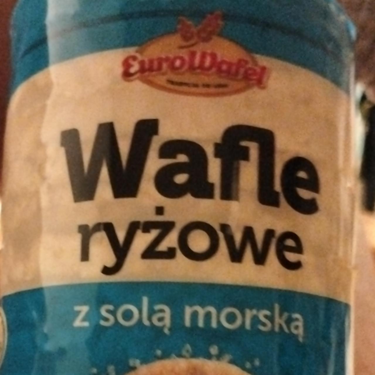 Zdjęcia - Wafle ryżowe z solą morską Eurowafel