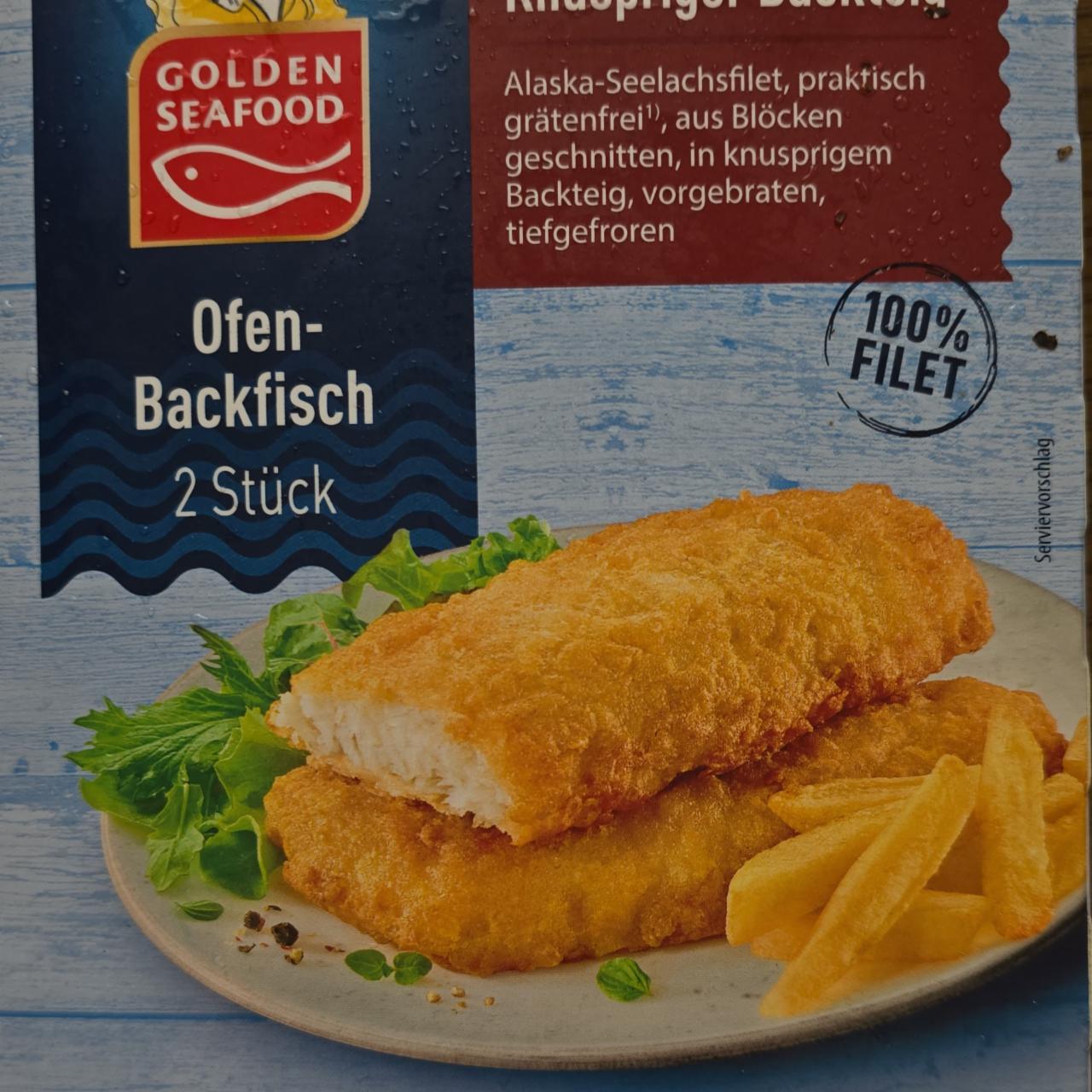 Zdjęcia - Ofen- backfisch knuspriger backteig Golden Seafood