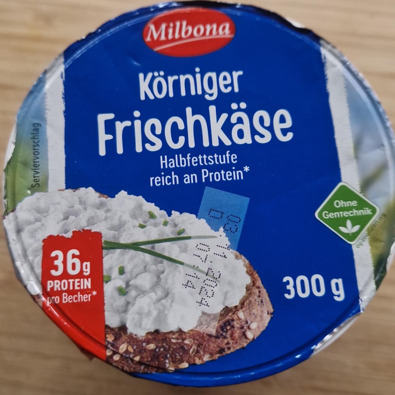 Zdjęcia - Körniger frischkäse Milbona