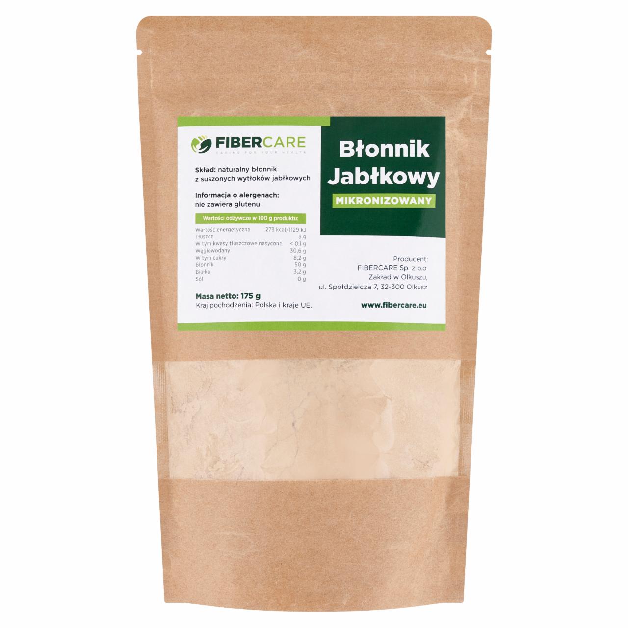 Zdjęcia - Fibercare Błonnik jabłkowy mikronizowany 175 g