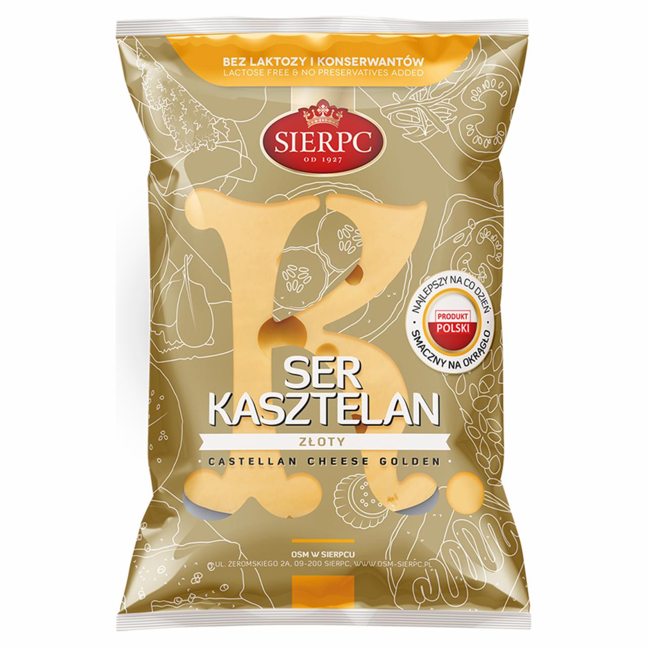 Zdjęcia - Sierpc Ser kasztelan złoty 250 g