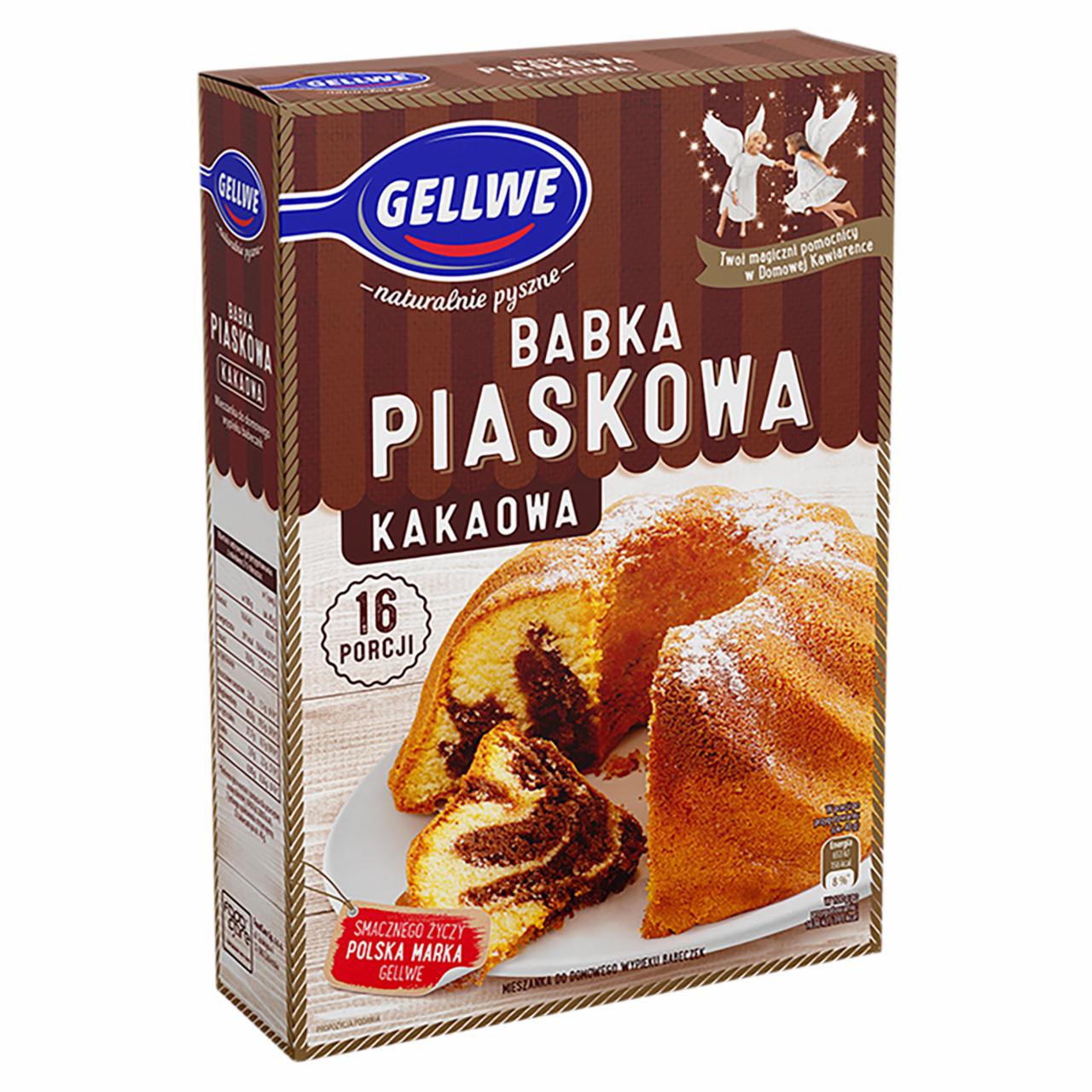 Zdjęcia - Gellwe Babka piaskowa kakaowa mieszanka do domowego wypieku ciasta 385 g