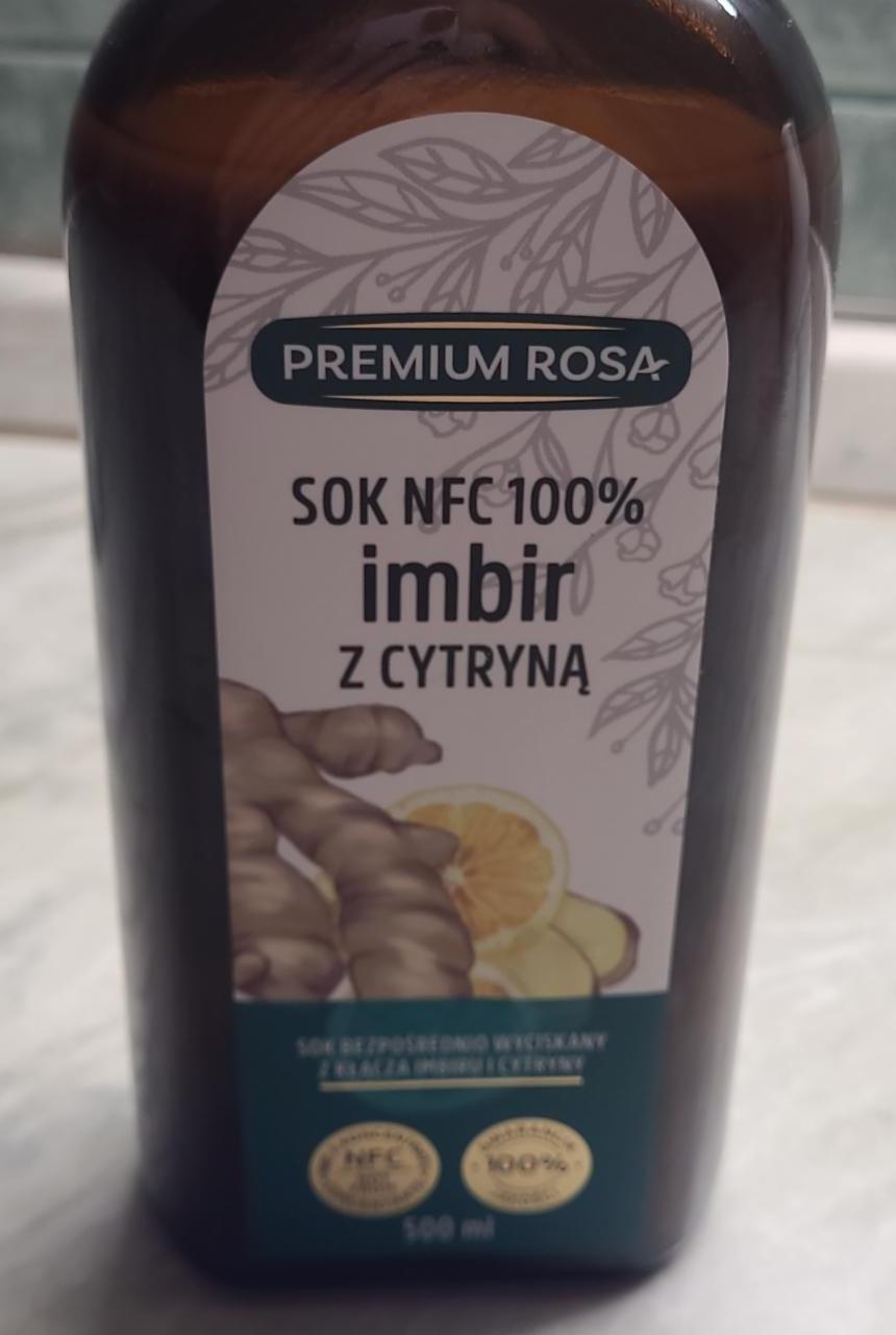 Zdjęcia - Sok NFC 100% imbir z cytryną Premium Rosa