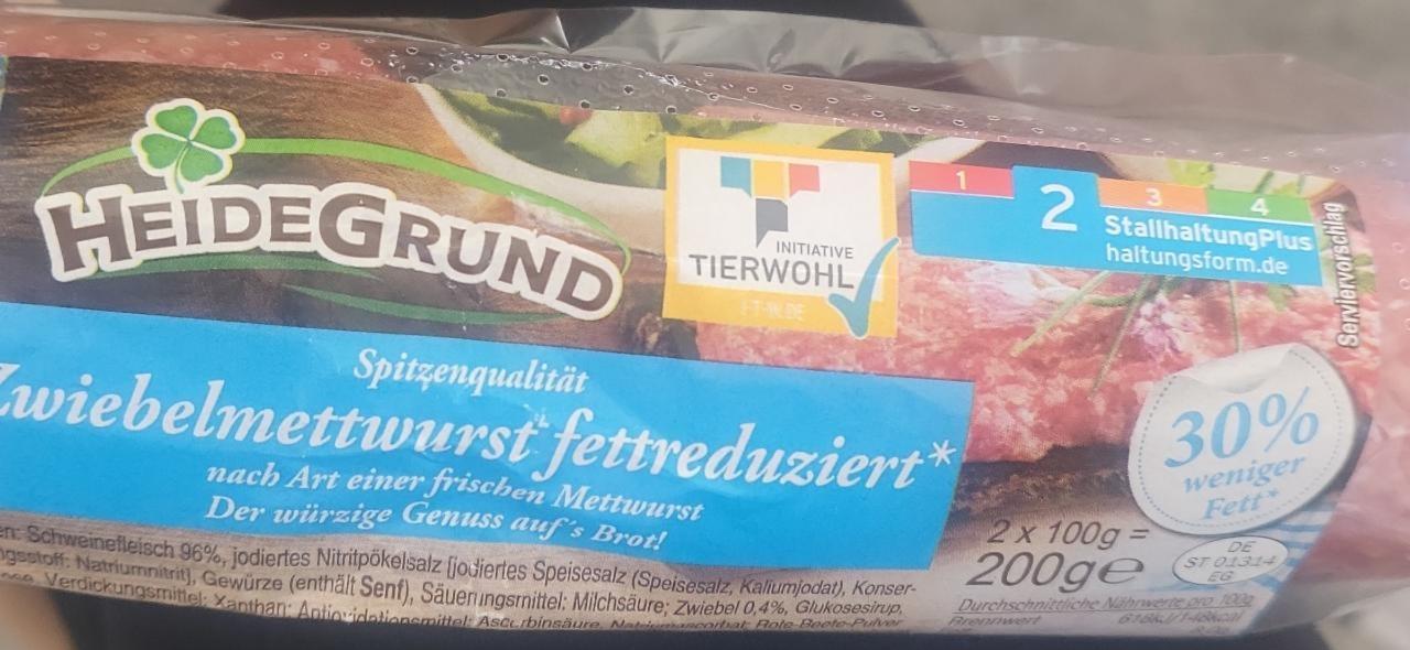 Zdjęcia - Zwiebelmettwurst fettreduziert Heidegrund