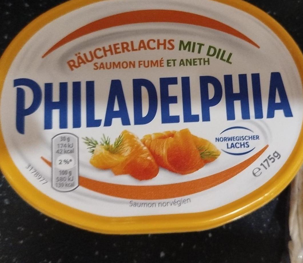 Zdjęcia - Räucherlachs mit dill Philadelphia