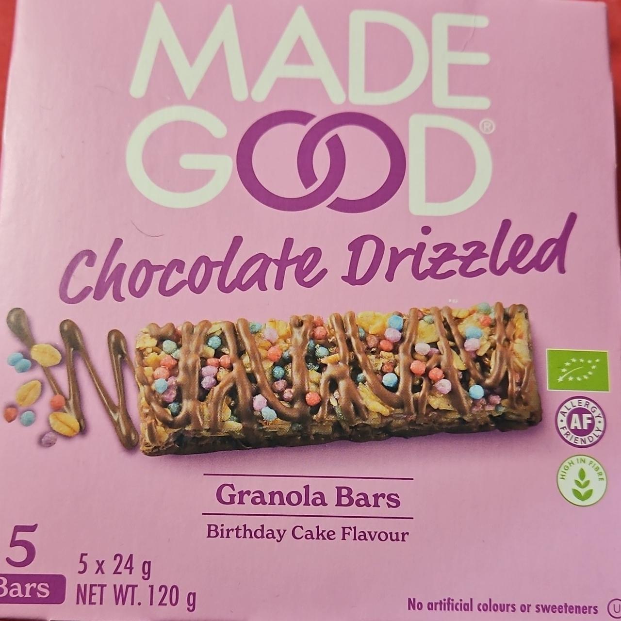 Zdjęcia - Chocolate Drizzled Granola Bars Made Good