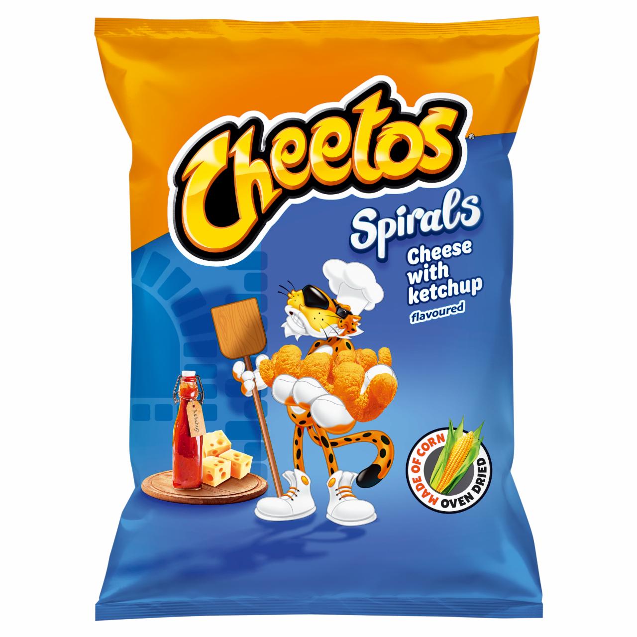 Zdjęcia - Spirals cheese with ketchup Cheetos