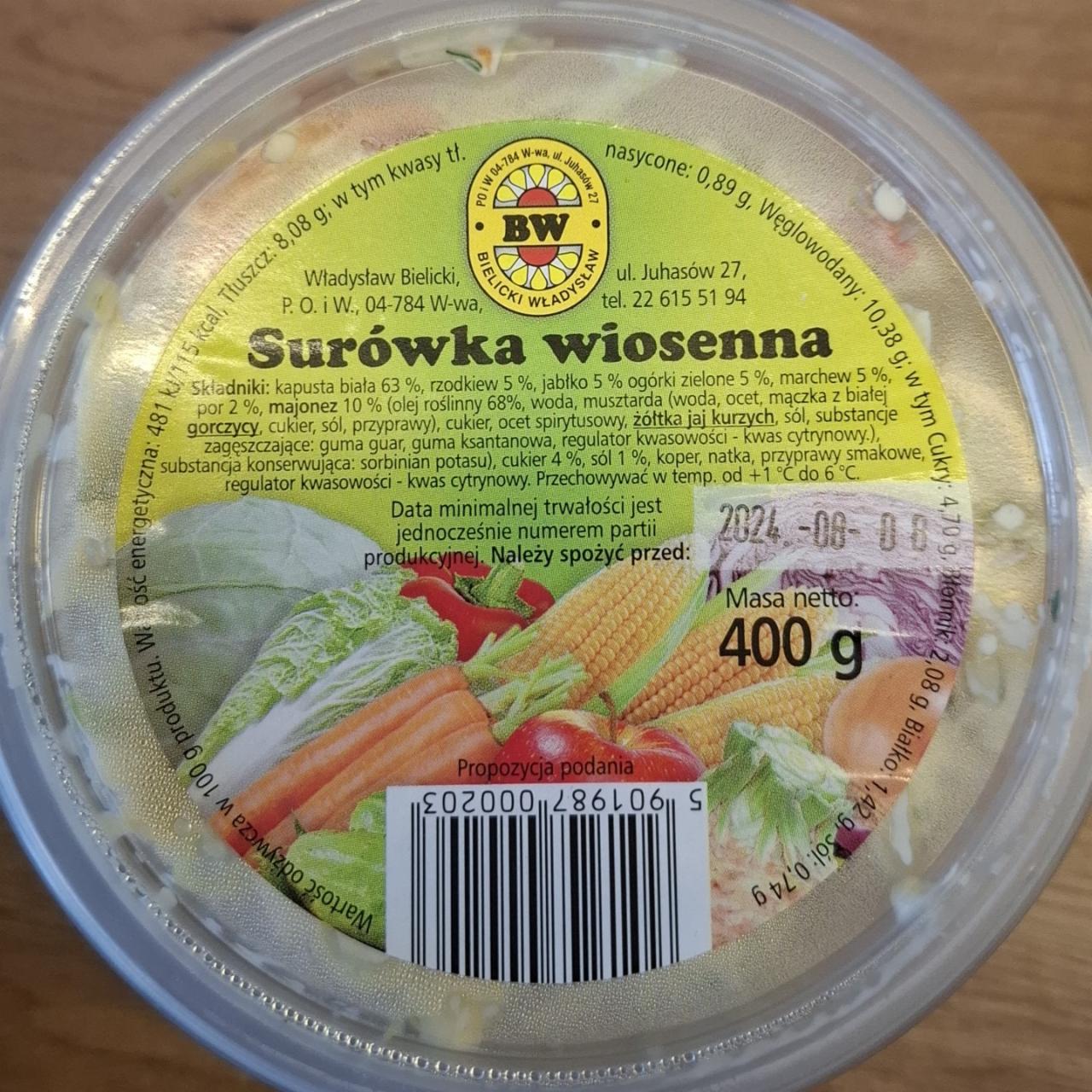 Zdjęcia - Surówka wiosenna BW